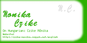 monika czike business card